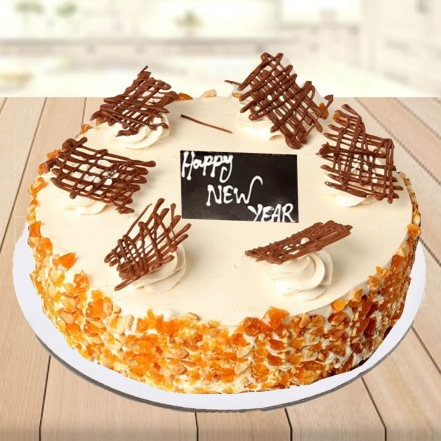 Butterscotch Cake For Happy New Year