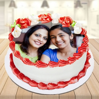 Sweet Relation Photo Cake