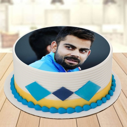 Vanilla Photo Cake For Virat