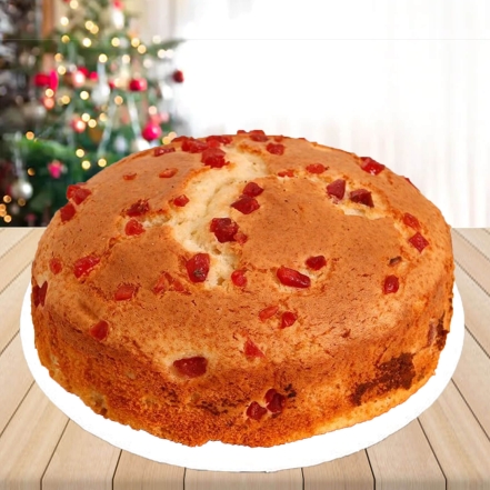 Plum Cake With Cherries