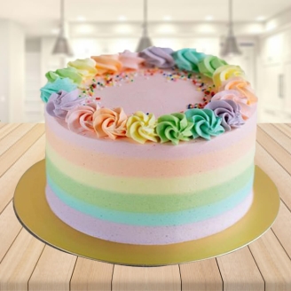 Simple Rainbow Cake