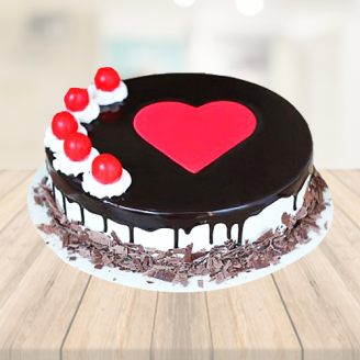 Special Red Heart Cake