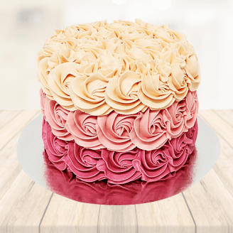 Swirl Rose Cake