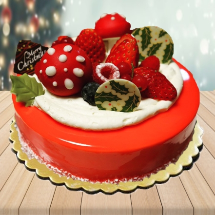 Christmas Fondant Cake