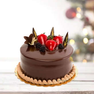 Chocolaty Christmas Cake