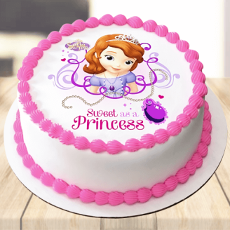 Strawberry Photo Cake