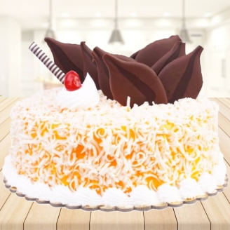 Birthday Special White Forest Cake