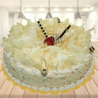 Delicious White Forest Cake
