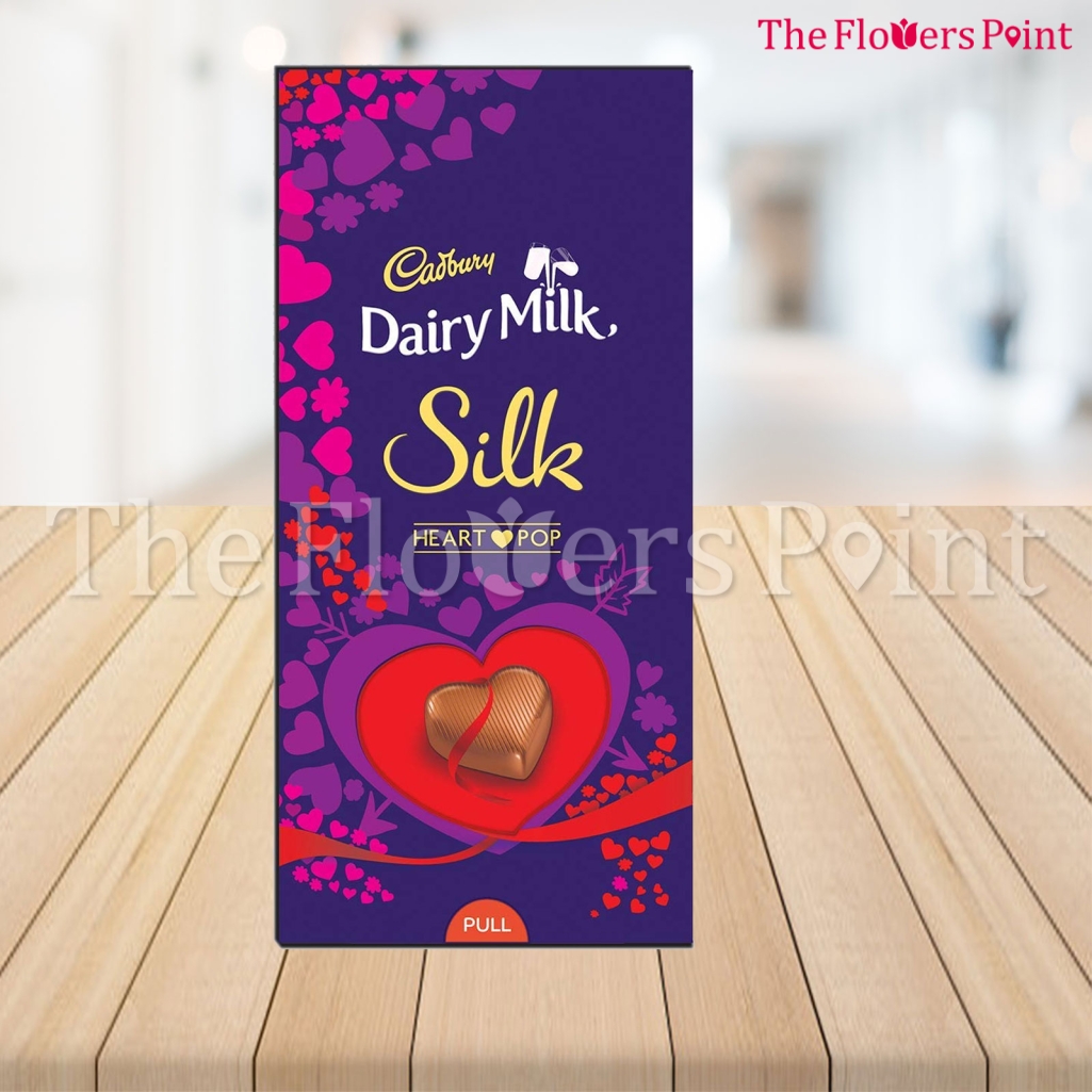 varemærke Mindre end flydende Dairy Milk Silk Heart Pop Special | Dairy Milk Silk Heart Pop 150g Price