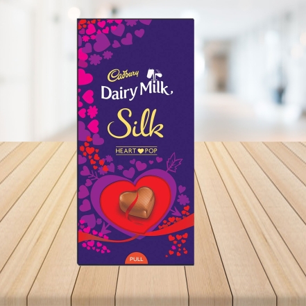Dairy Milk Silk Heart Pop Special