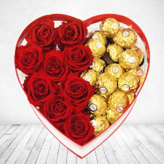 Ferrero Rochers Special Heart Arrangement
