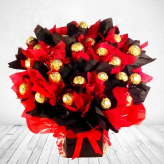 Bouquet of 24 Ferro Rocher In a Beautiful Packing