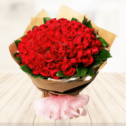 Bouquet of 200 Red Roses 
