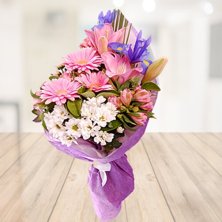 Bouquet of 30 Carnations N Gerberas