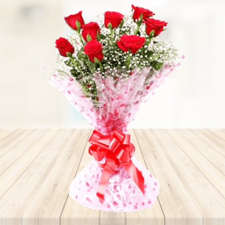 10 Red Roses Bouquet