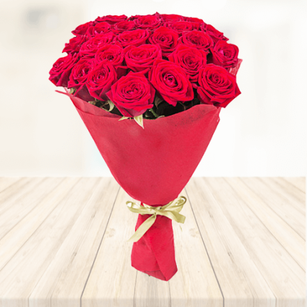 25 Red Roses Bouquet