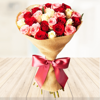 30 Mix Roses Bouquet