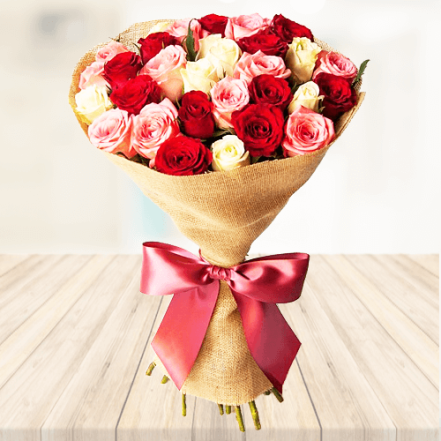 30 Mix Roses Bouquet
