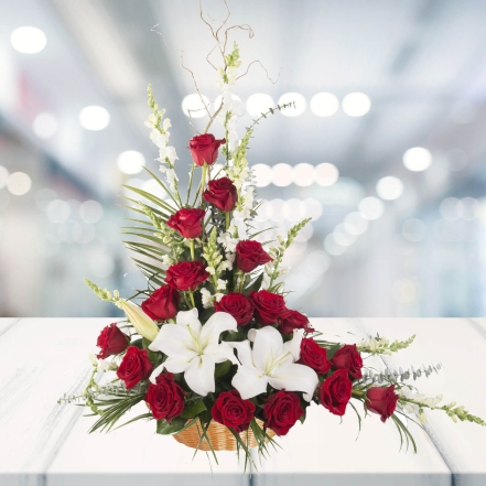 Marvelous Bouquet Of Red Roses