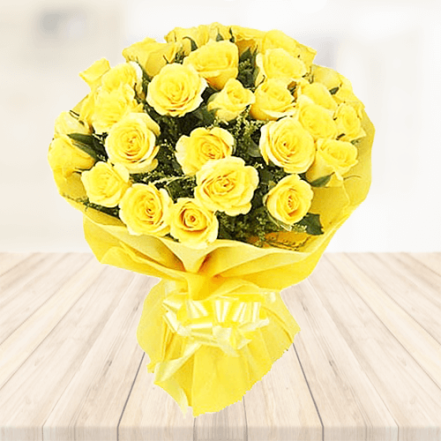 50 Yellow Roses Bouquet