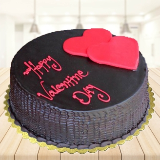 Happy Valentine Chocolate Cake