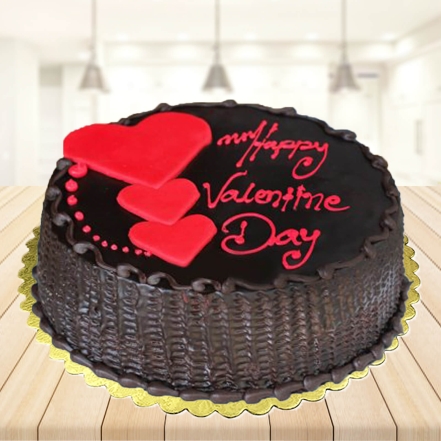 Sweet Chocolate Valentine Cake