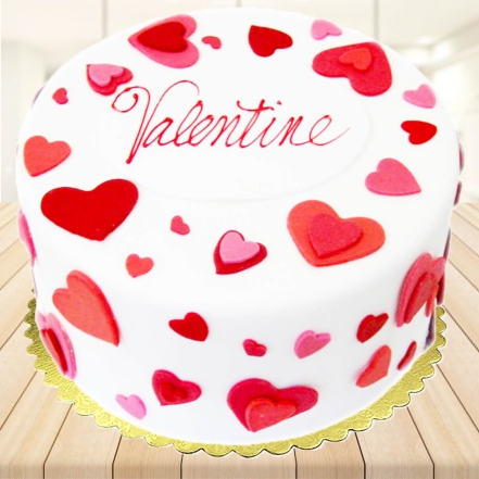 Valentine's Special Cake For My Girlfriend