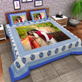 Custom Photo Printed Bed Sheet