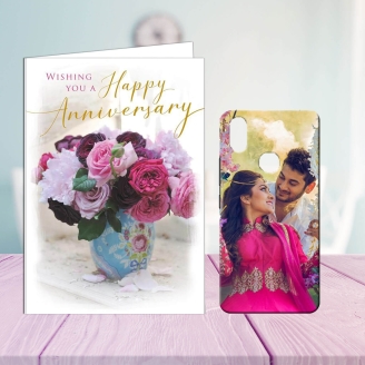 Personalized Mobile Case With Anniversary Card