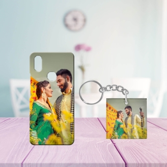 Personalised Back Cover With Key Chain