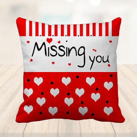 Message Printed Cushion For Your Love