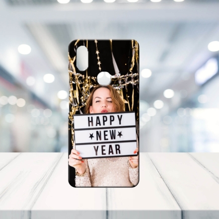 Happy New Year Photo Printed Mobile Cover