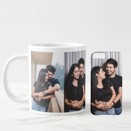 Personalized Mobile Cover With Cup