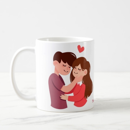 Cute Couple Photo Mug