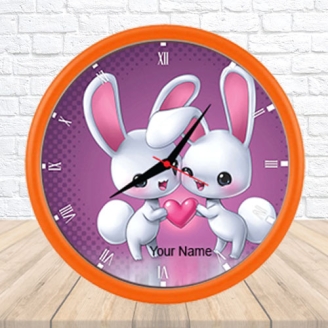 Cartoon Photo Printed Clock
