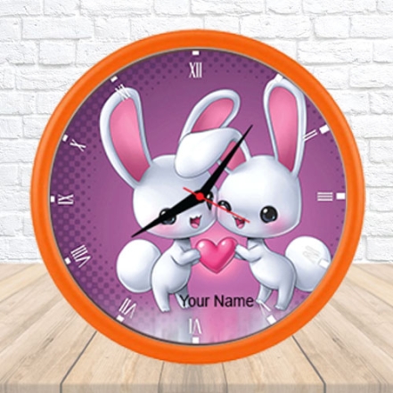 Cartoon Photo Printed Clock
