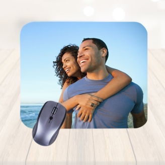 Couple Photo Printed Mouse Pad