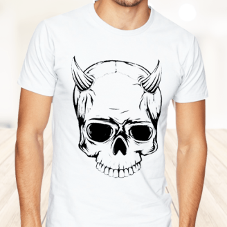 Customized Hood Mark Printed T-shirts 