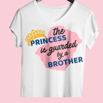 Quotes printed T Shirt For Sister