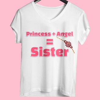 Printed T Shirt For Sister