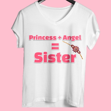 Printed T Shirt For Sister