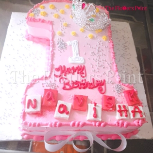 1st Birthday Digit Cake delivered in Nashik