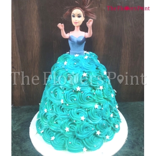 Barbie Doll Cake delivered in Delhi