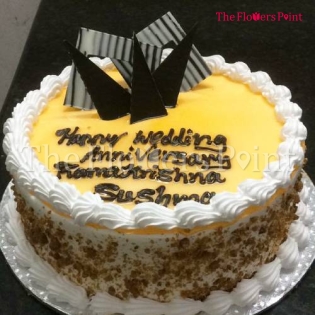 Butterscotch Cake Delivered in Vijayawada