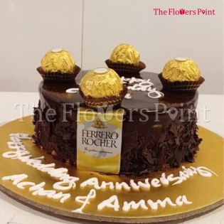 Delicious Ferrero Rocher Cake Delivered in Calicut