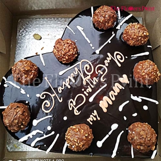 Heart Shape Ferrero Rocher Cake delivered in Raipur