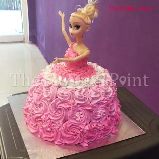 Cinderella Doll Cake Delivered in Thane