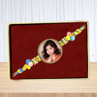 Cute Sister Photo Printed Rakhi