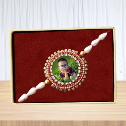 Lovely Brother Photo Printed Rakhi