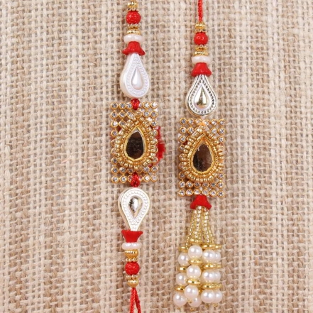 Pack of Two Rakhi For Bhaiya Bhabhi